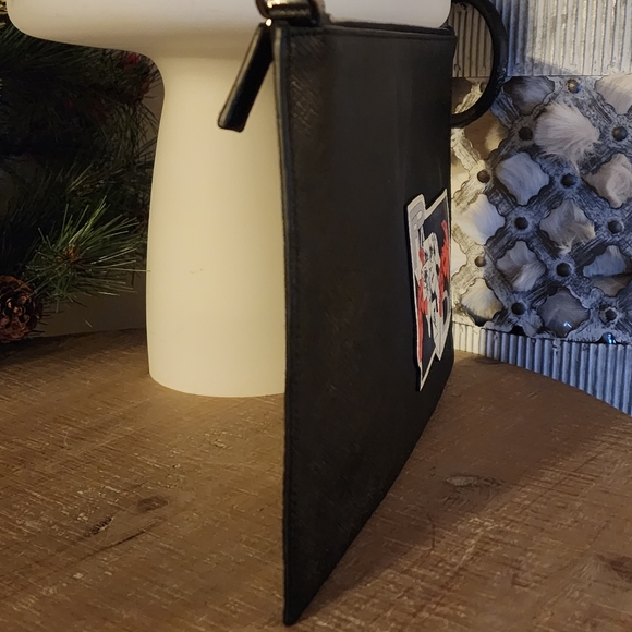 Prada Comic Patch Saffiano Pouch / Wristlet - Picture 8 of 12